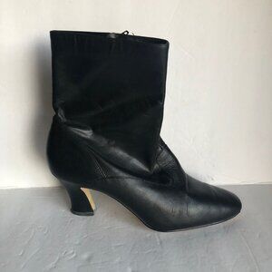 Calico - - black ankle boots booties shoes women's size   7M